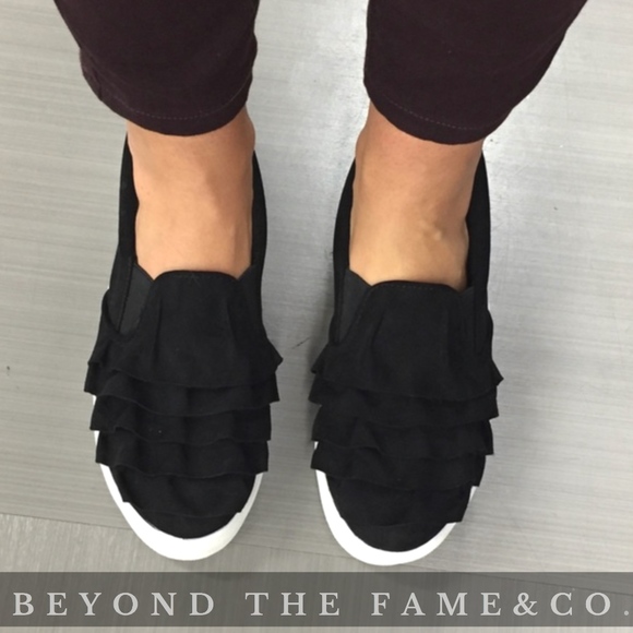 mia ruffle sneakers